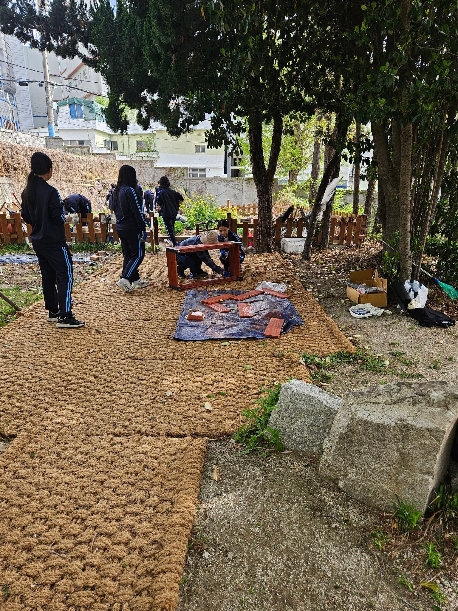 공개 영농일지 · 상자 조립,팻말꾸미기 첨부 이미지 1/2