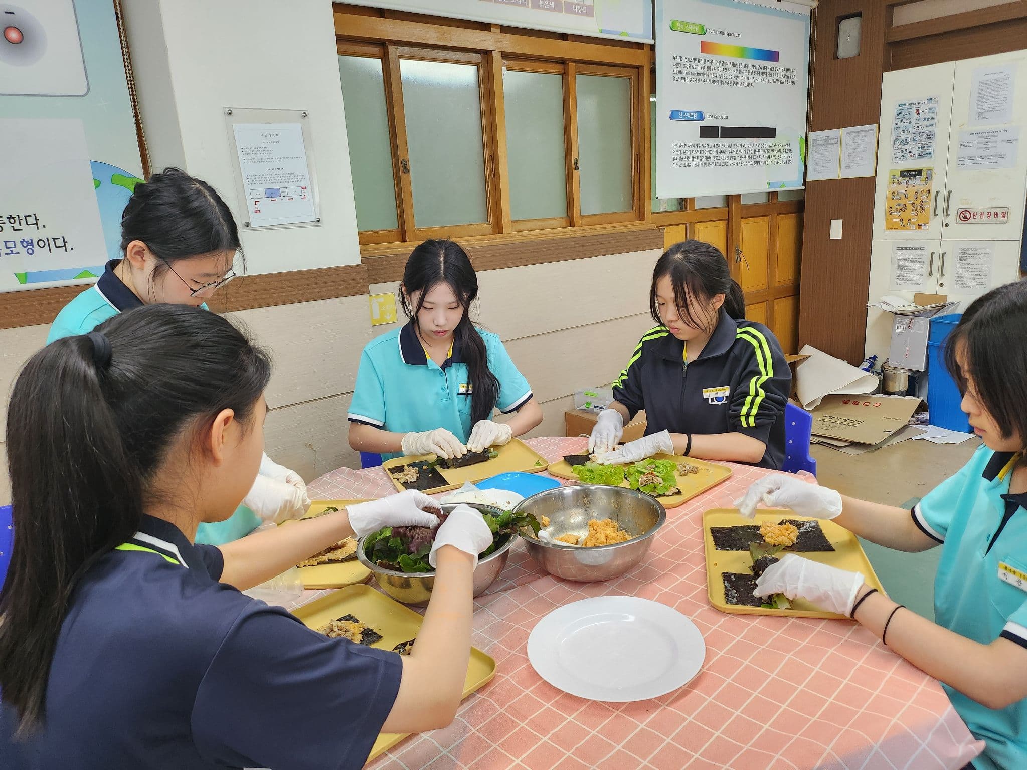 공개 영농일지 · 상추수확 미니김밥 첨부 이미지 1/2