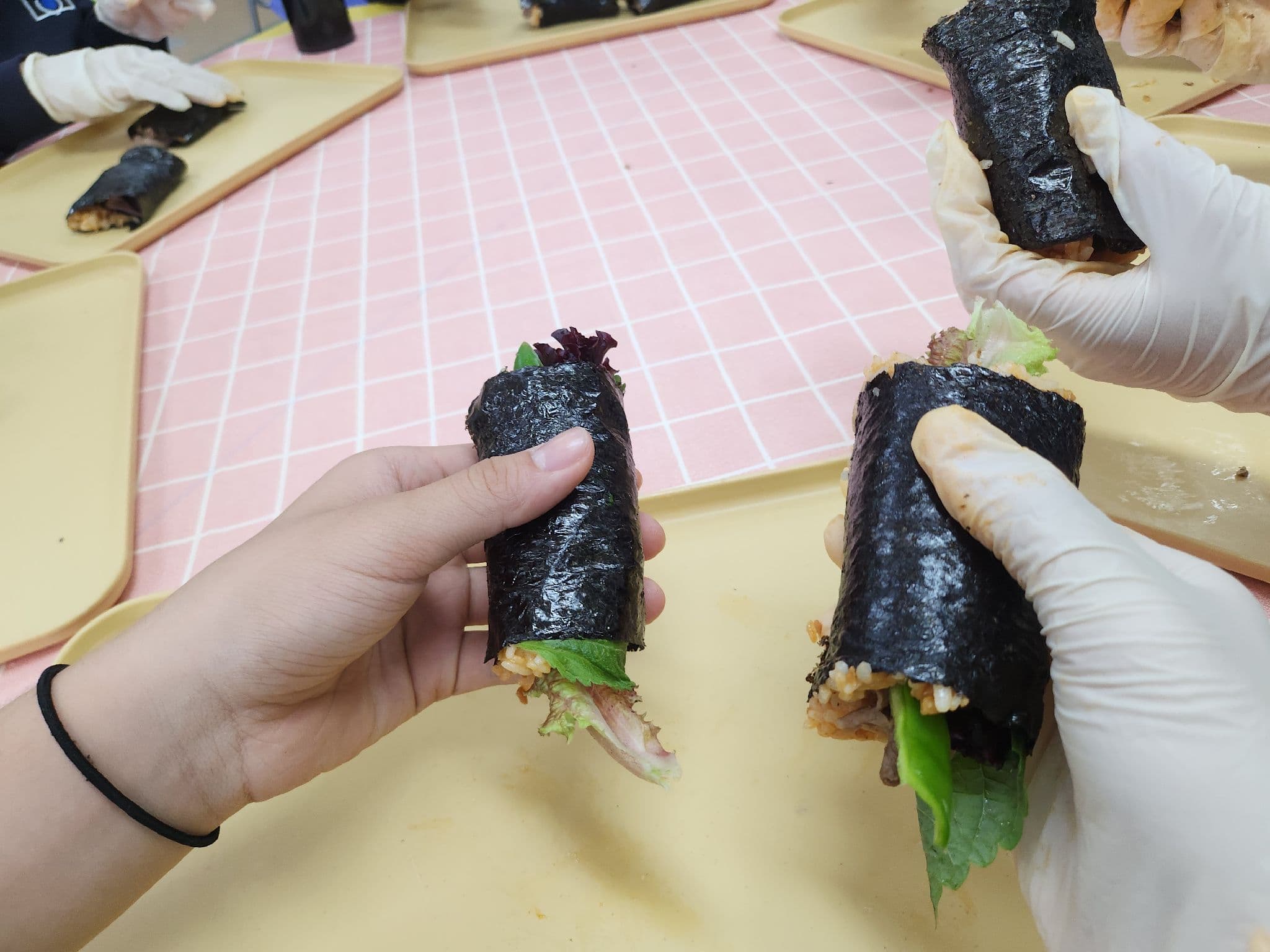 공개 영농일지 · 상추수확 미니김밥 첨부 이미지 2/2